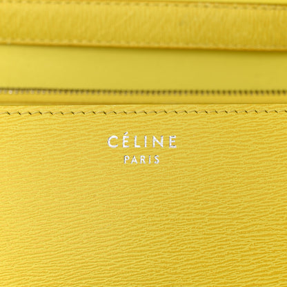 Celine Liege Calfskin Medium Classic Box Flap Bag Fluo Yellow 6 of 13