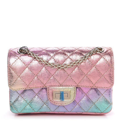 Chanel Metallic Goatskin Quilted Mini 2.55 Reissue Flap Multicolor 1 of 10