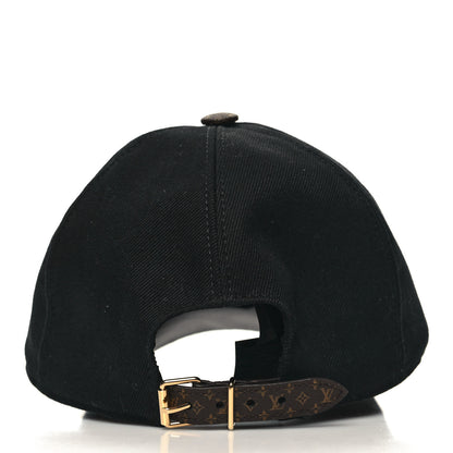 Louis Vuitton Monogram Cotton Jacquard Embroidered LV Day Cap L Black 5 of 9