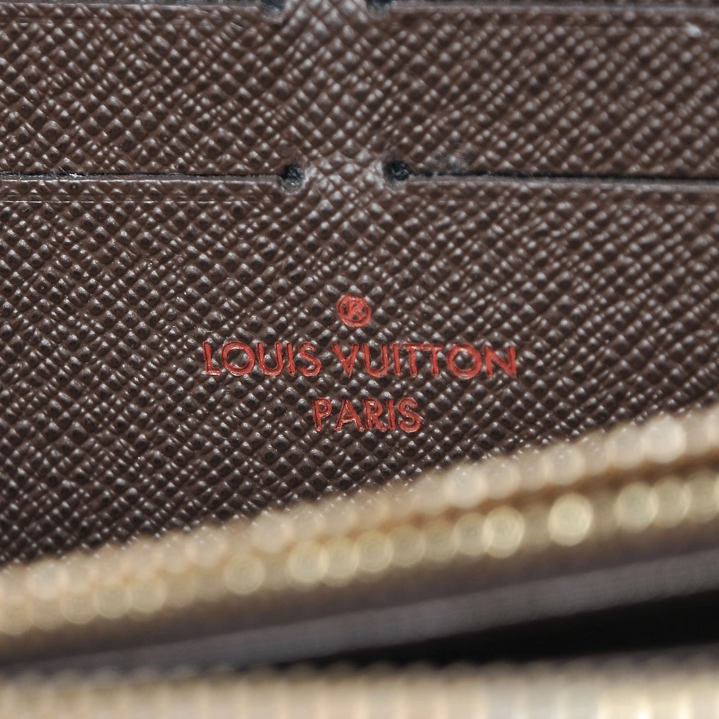 Damier Ebene Zippy Wallet