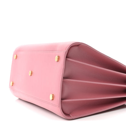 Saint Laurent Calfskin Small Sac De Jour Dark Rose 10 of 10
