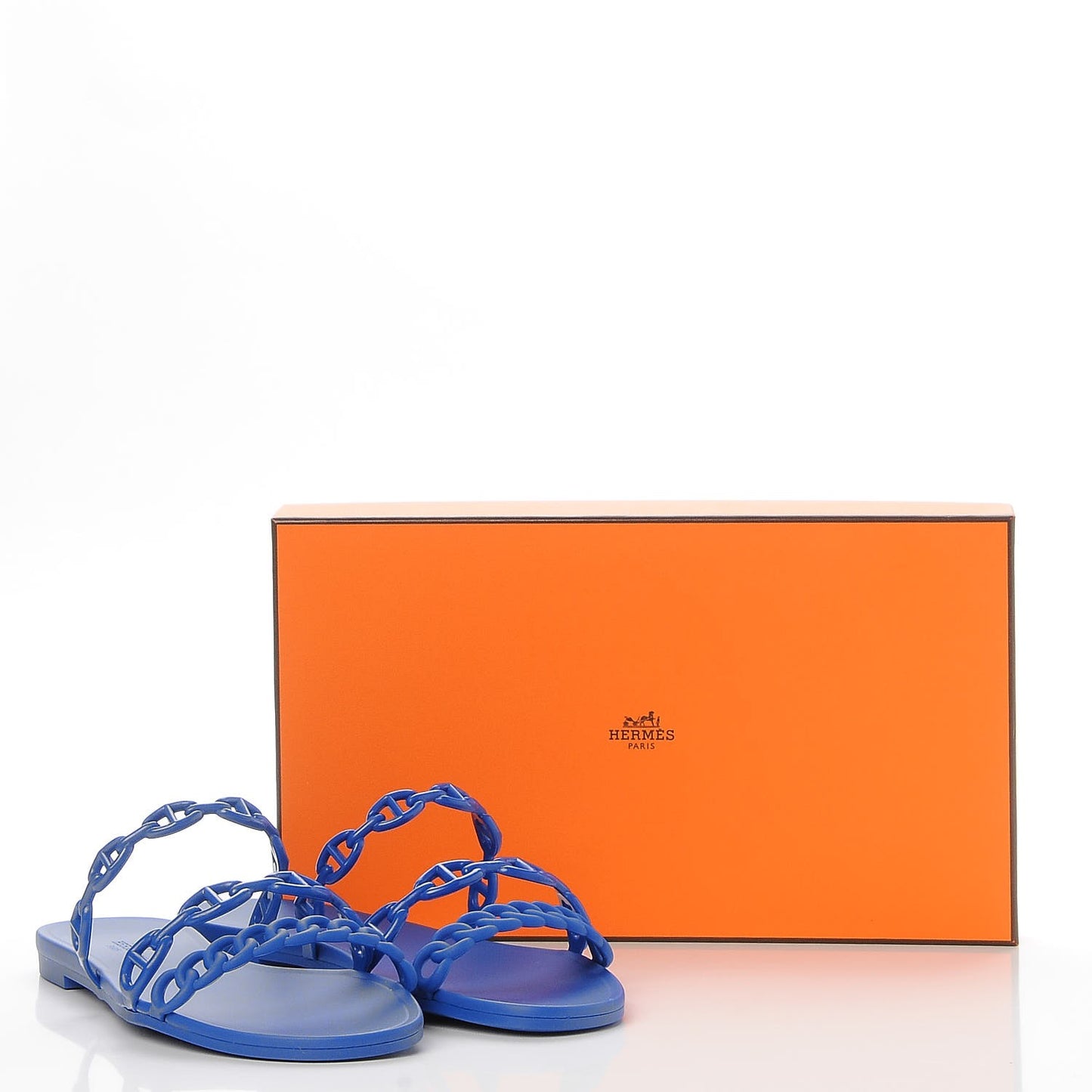 Rubber Chaine d'Ancre Rivage Sandals 38 Bleu Smalt