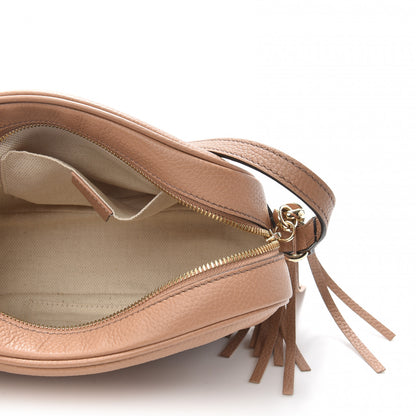Gucci Pebbled Calfskin Small Soho Disco Bag Camelia 5 of 9