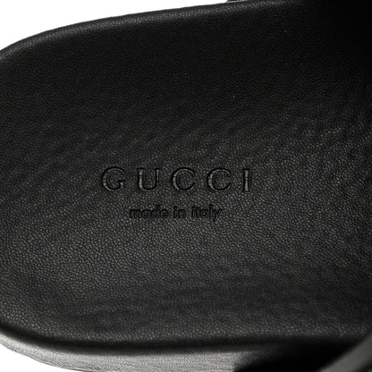 Gucci Nylon Web Womens Slide Sandals 35 Black Green Red 5 of 8