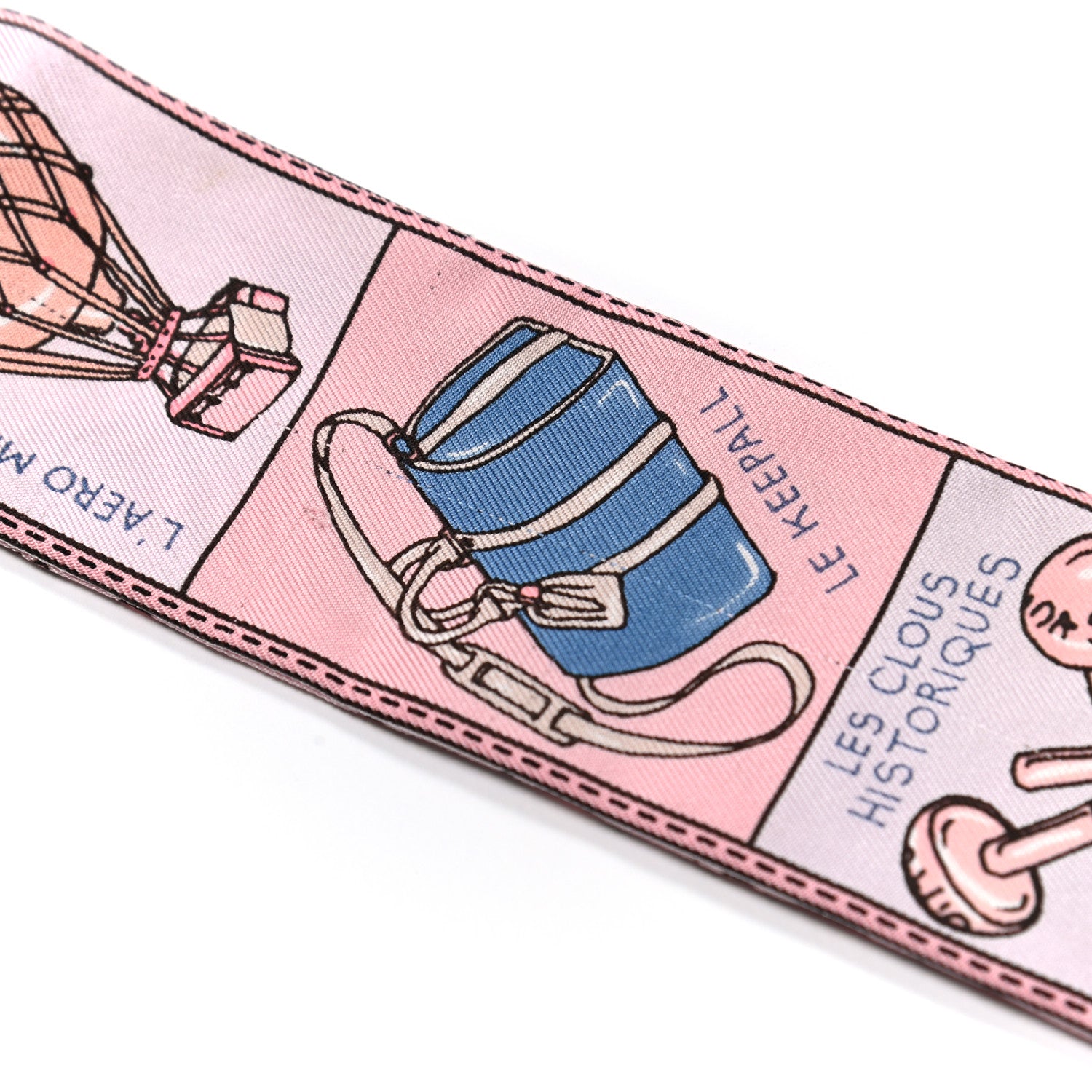Louis Vuitton Silk Jeu De Louis BB Bandeau Rose 7 of 8