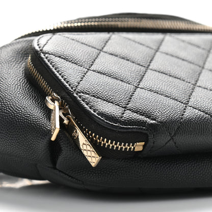 Chanel Caviar Quilted Business Affinity Waist Belt Bag Black 8 of 9