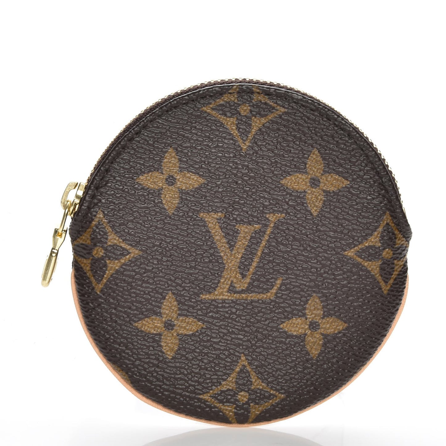 Monogram Round Coin Purse