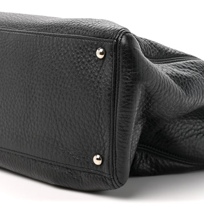 Chanel Calfskin Cerf Shopper Tote Black 9 of 10