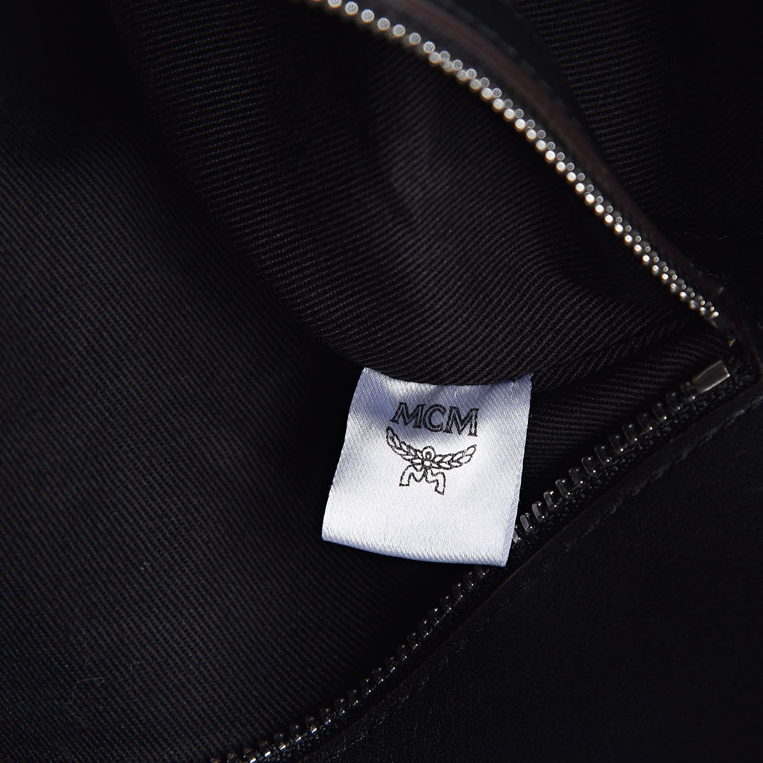 MCM Visetos Large Tote Black 7 of 15