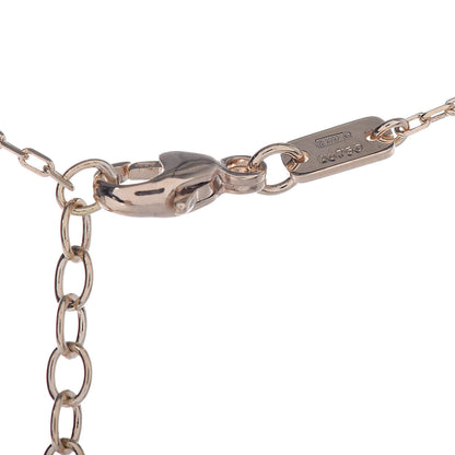 Gucci 18K Yellow Gold Blue Topaz Running G Pendant Necklace 6 of 6