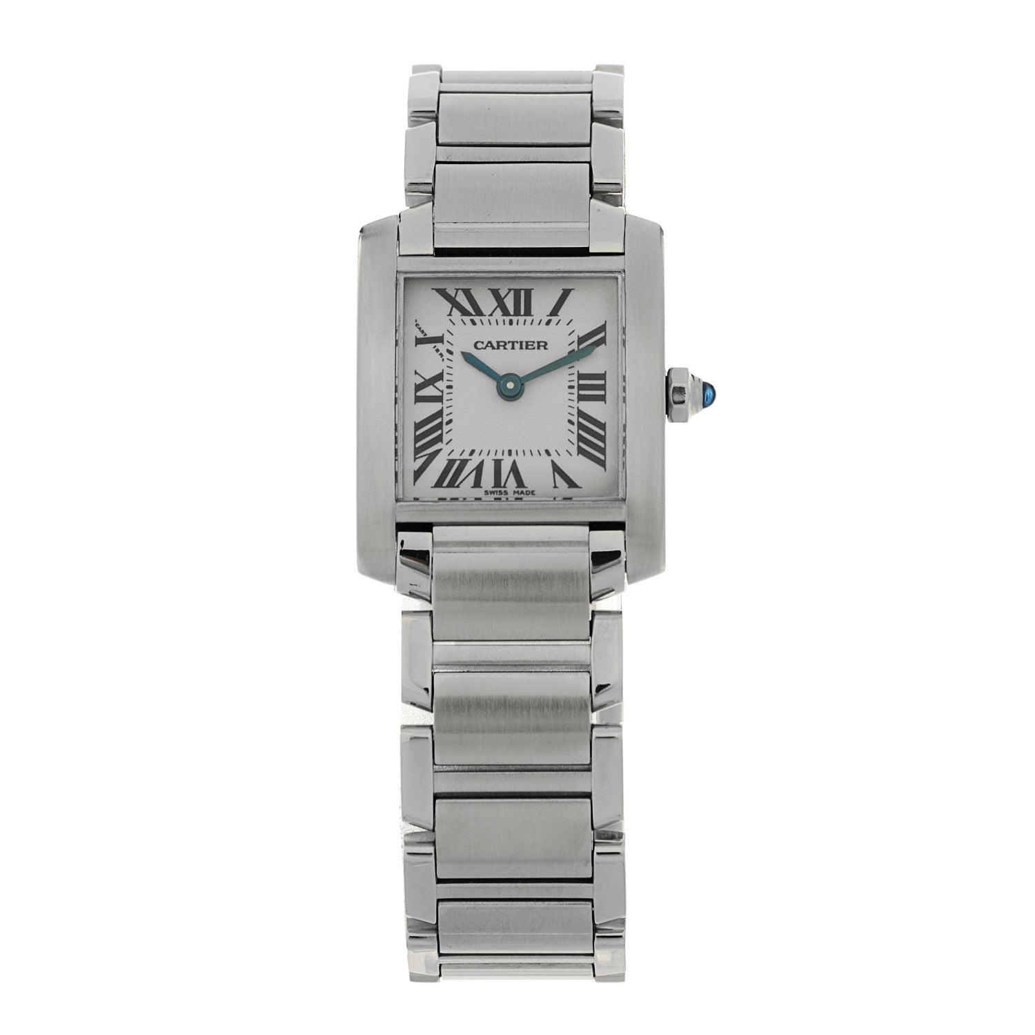 Cartier Stainless Steel 20mm Tank Francaise Quartz Watch 1 of 4