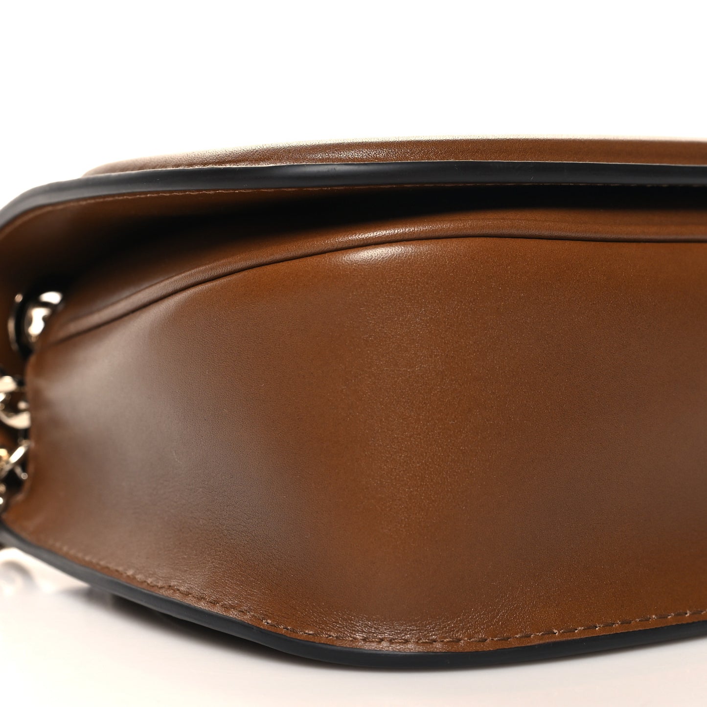 Suede Calfskin Blondie Medium Shoulder Bag Light Brown