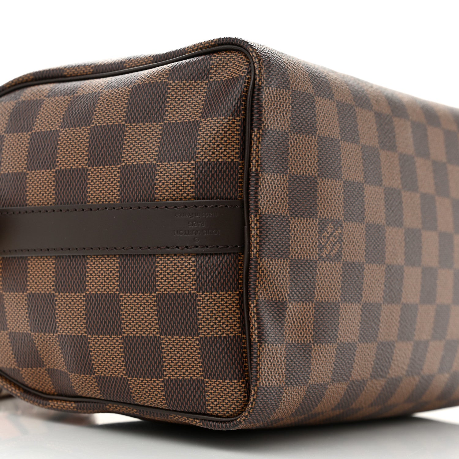Louis Vuitton Damier Ebene Braided Speedy Bandouliere 25 Pink 8 of 9