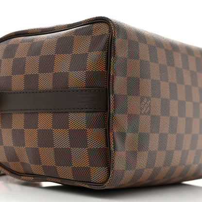 Louis Vuitton Damier Ebene Braided Speedy Bandouliere 25 Pink 8 of 9