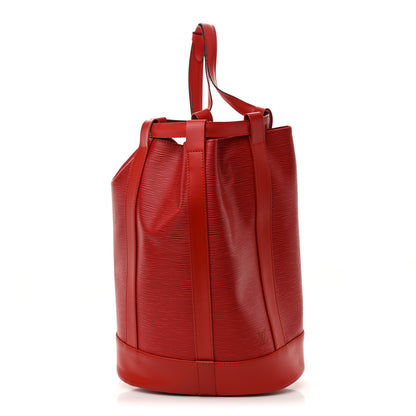 Louis Vuitton Epi Randonnee PM Castillan Red 1 of 11