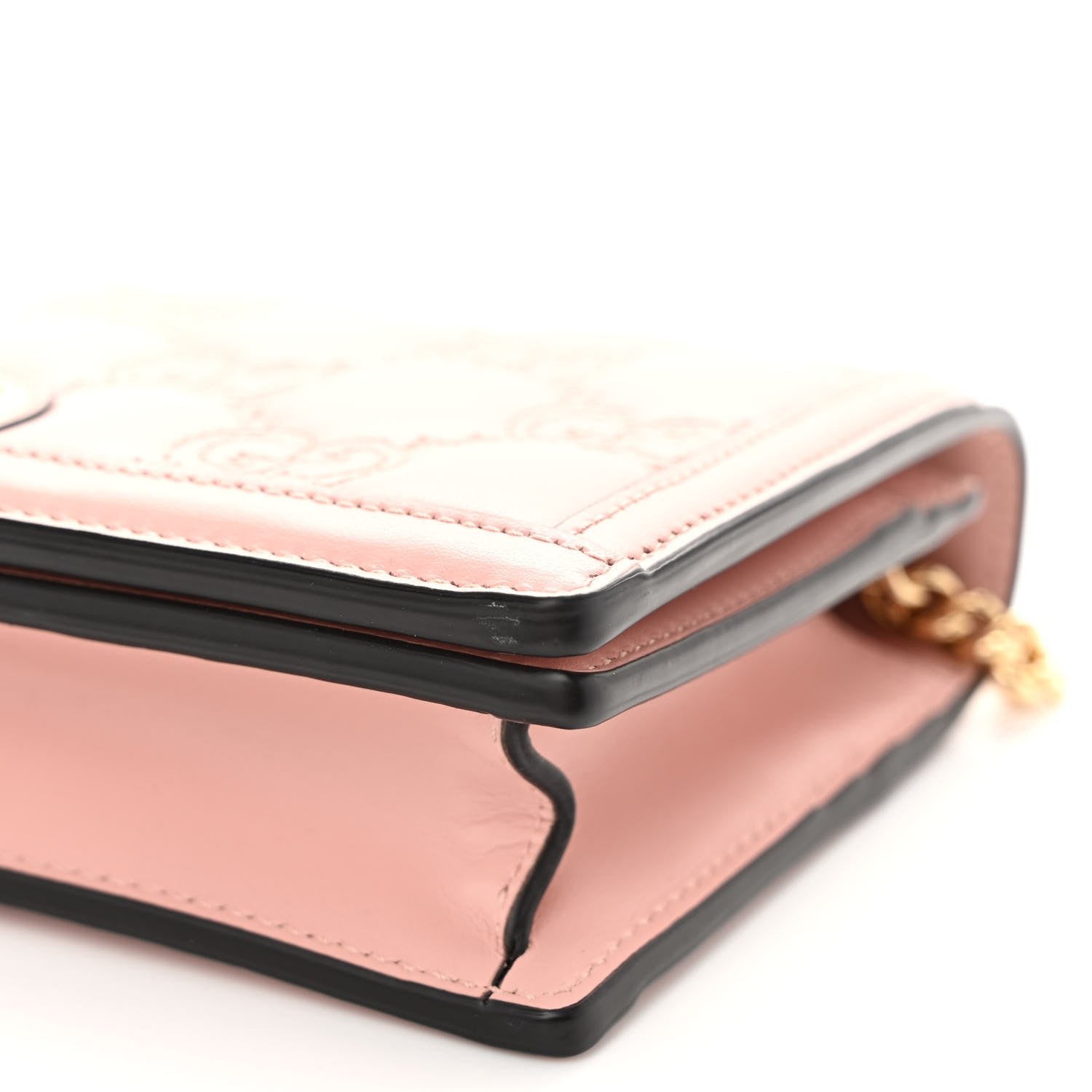 Gucci Calfskin GG Matelasse Chain Wallet Perfect Pink 9 of 9