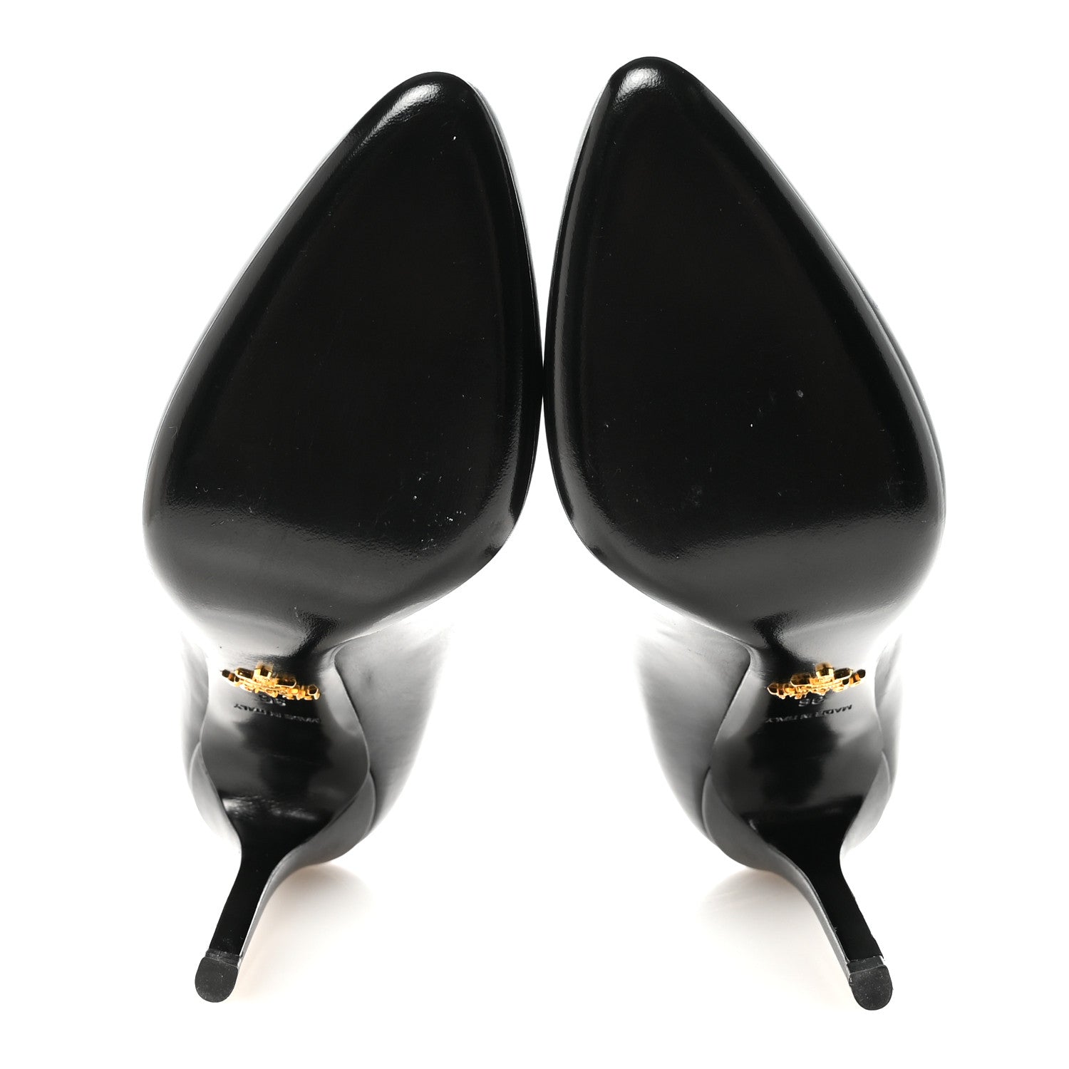 Prada Vitello Pumps 36 Black 1834791 – FASHIONPHILE