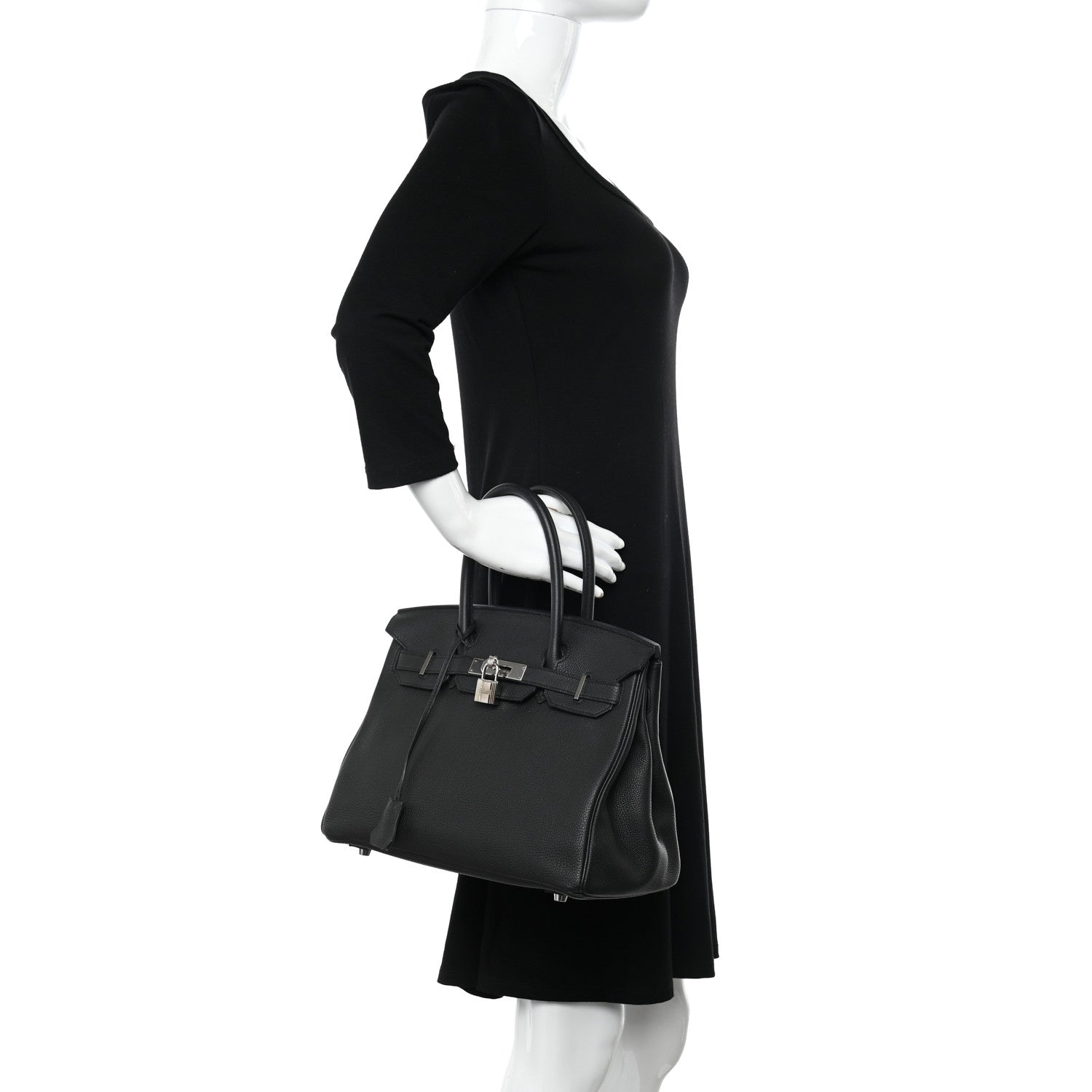 Hermes Togo Birkin 30 Black 2 of 10
