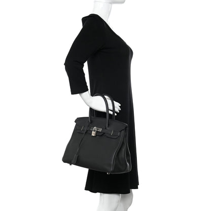 Hermes Togo Birkin 30 Black 2 of 10