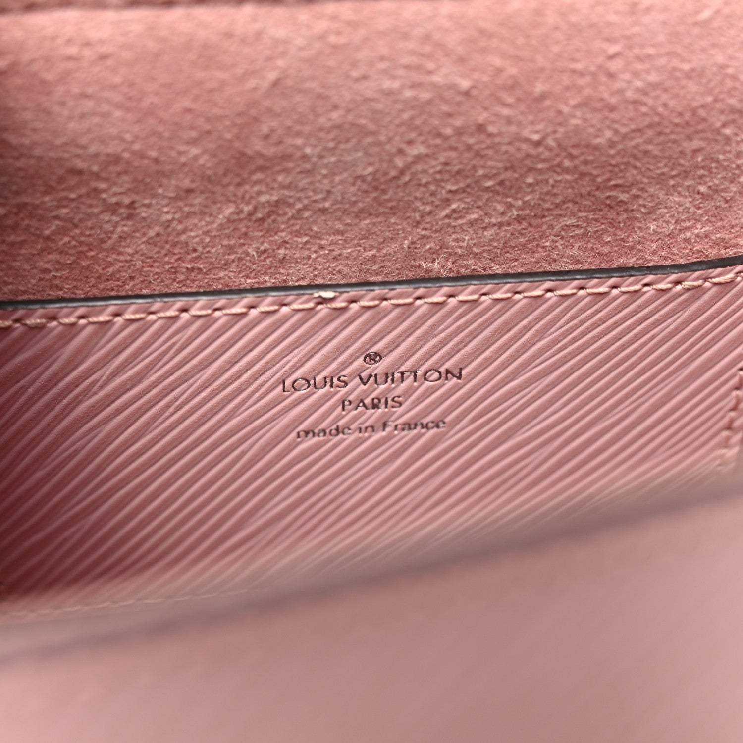 Louis Vuitton Epi Whipstitch Heart Twist Shoulder Bag MM Rose Ballerine 6 of 9