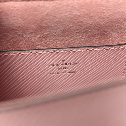 Louis Vuitton Epi Whipstitch Heart Twist Shoulder Bag MM Rose Ballerine 6 of 9