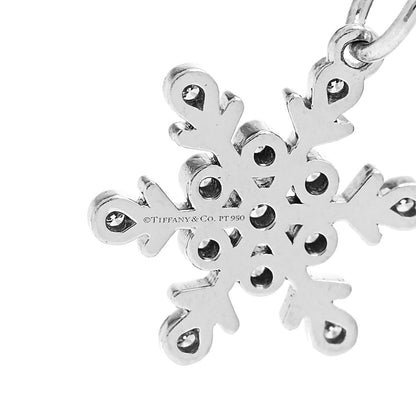 Tiffany Platinum Diamond Snowflake Charm 4 of 4