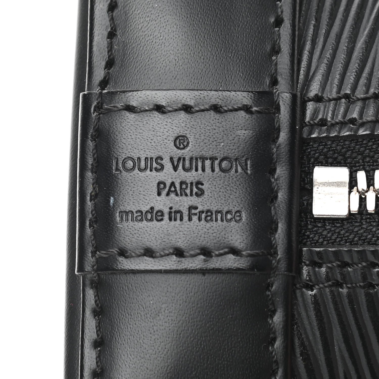 Louis Vuitton Epi Alma BB Black 6 of 12