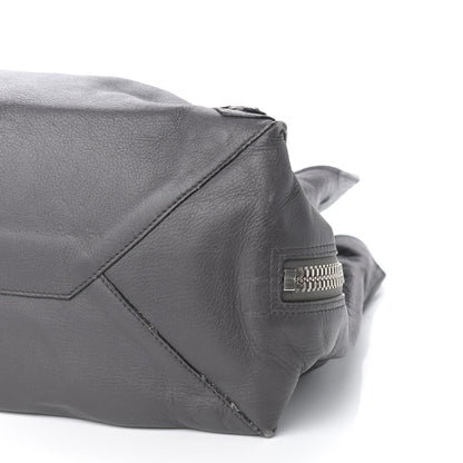 Balenciaga Veau Papier A4 Zip Around Tote Black Gris Fossile 8 of 12