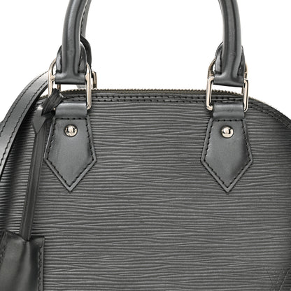 Louis Vuitton Epi Alma BB Anthracite Nacre 8 of 12