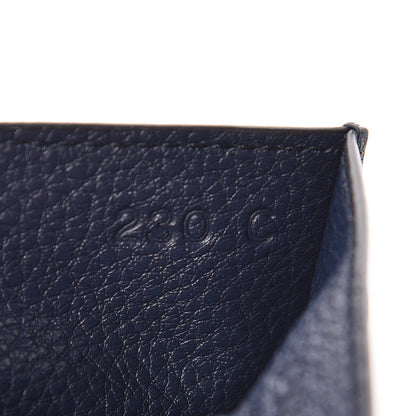 Prada Vitello Grain Card Holder Baltico 7 of 9