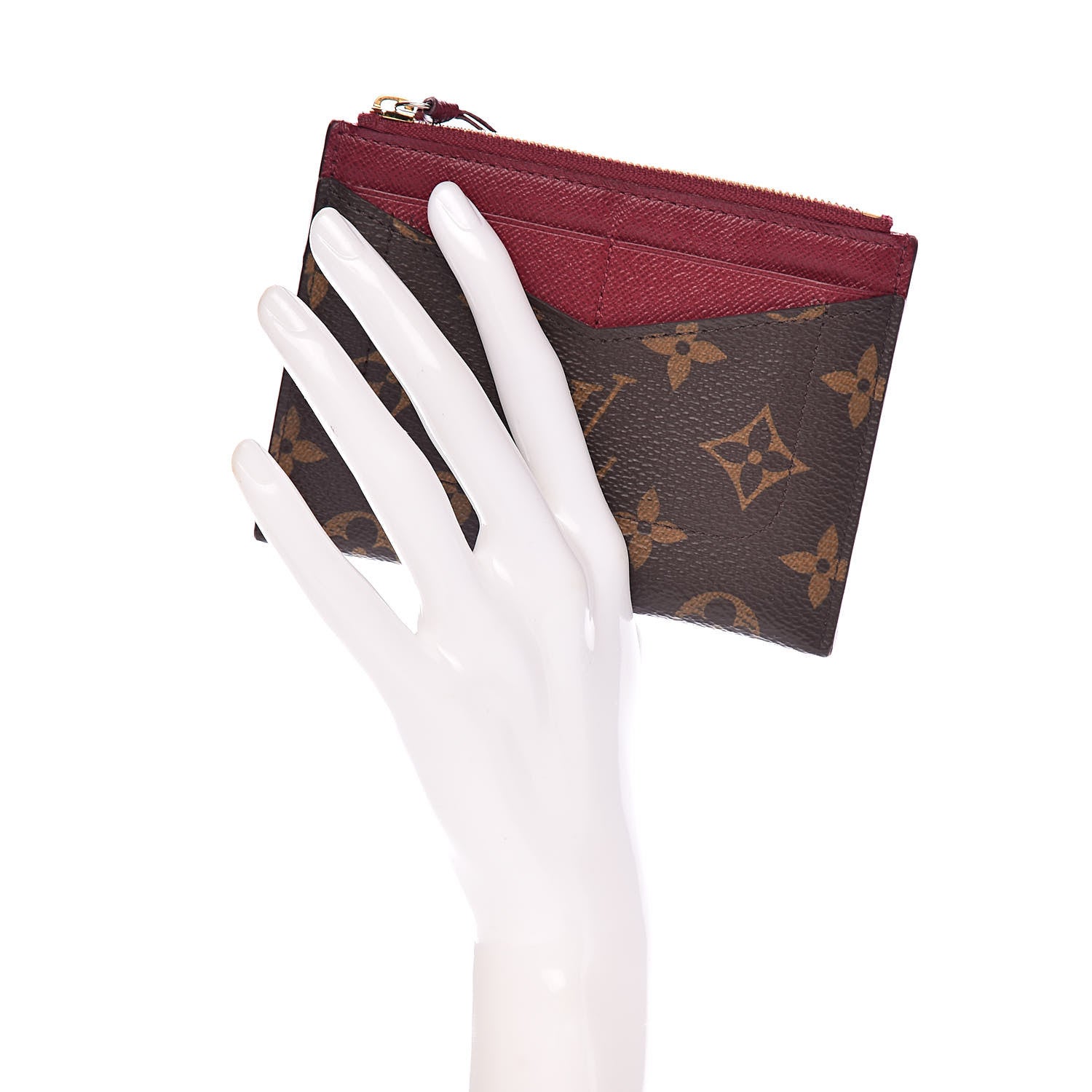 Louis Vuitton Monogram Zipped Card Holder Fuchsia 2 of 8