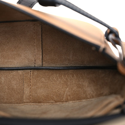 Loewe Calfskin Jacquard Mini Gate Dual Bag Black Warm Desert 5 of 12