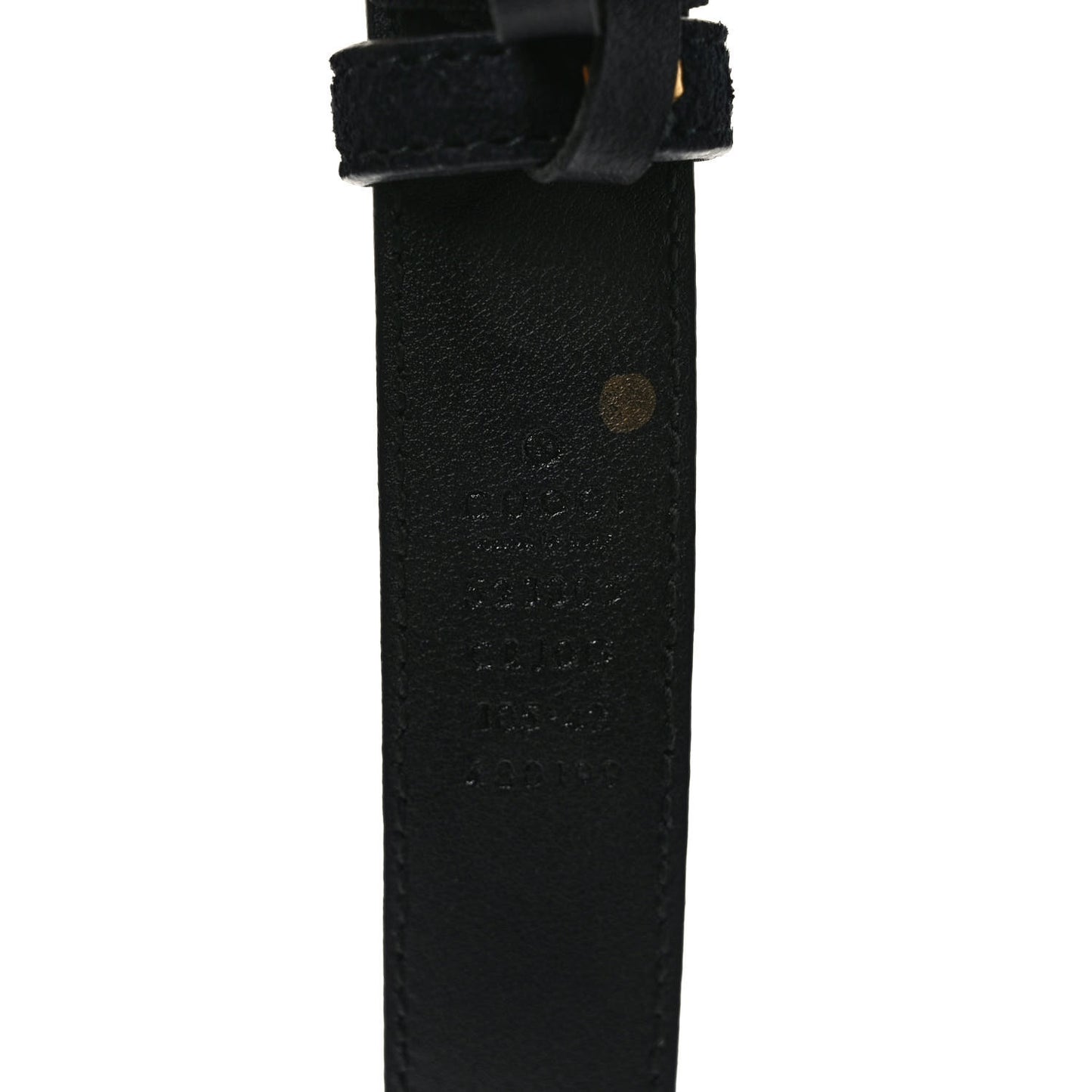 Suede Icaro G Cube 25mm Belt 105 42 Black