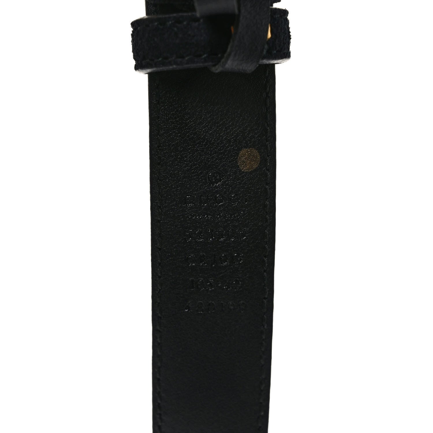 Gucci Suede Icaro G Cube 25mm Belt 105 42 Black 3 of 4