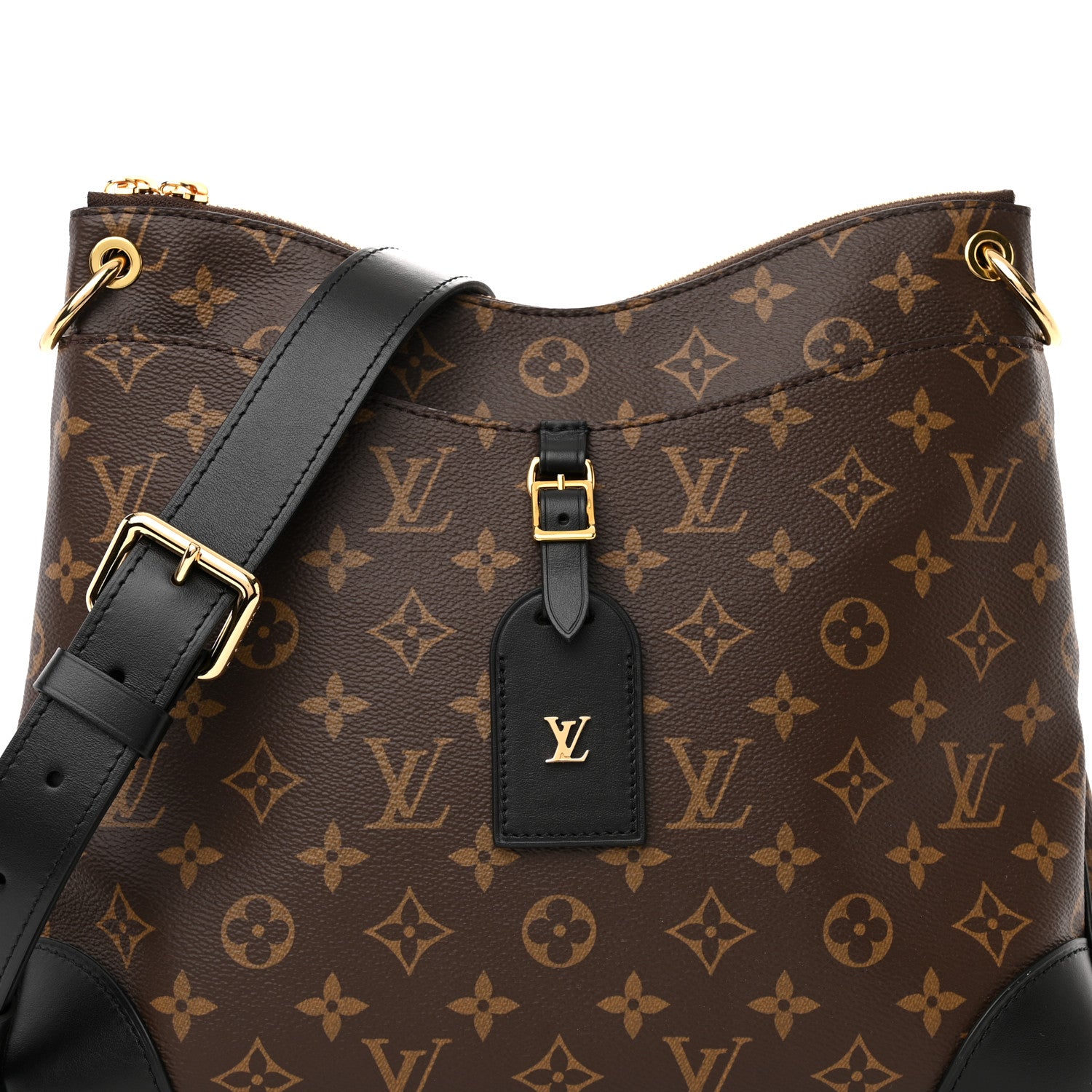 Louis Vuitton Monogram Odeon MM Black 7 of 10