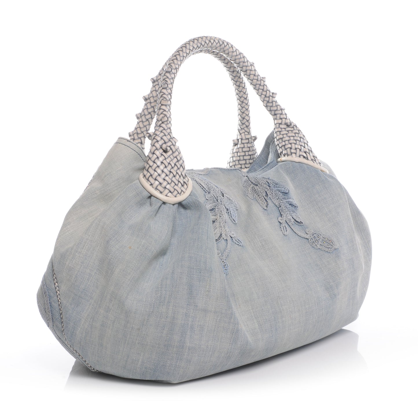 Denim Squirrel Embroidered Spy Blue