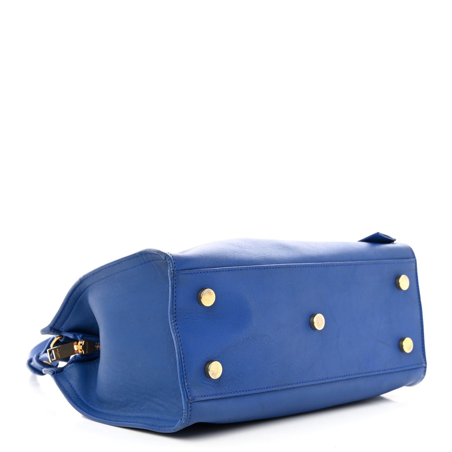 Calfskin Monogram Baby Cabas Blue Majorelle