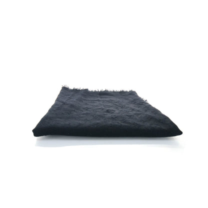 Louis Vuitton Silk Wool Monogram Shawl Black 1 of 4