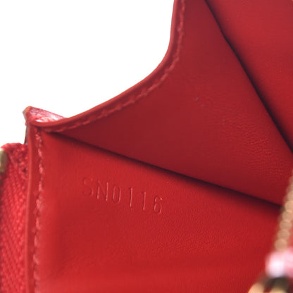 Louis Vuitton Vernis Key Pouch Cherry 7 of 8
