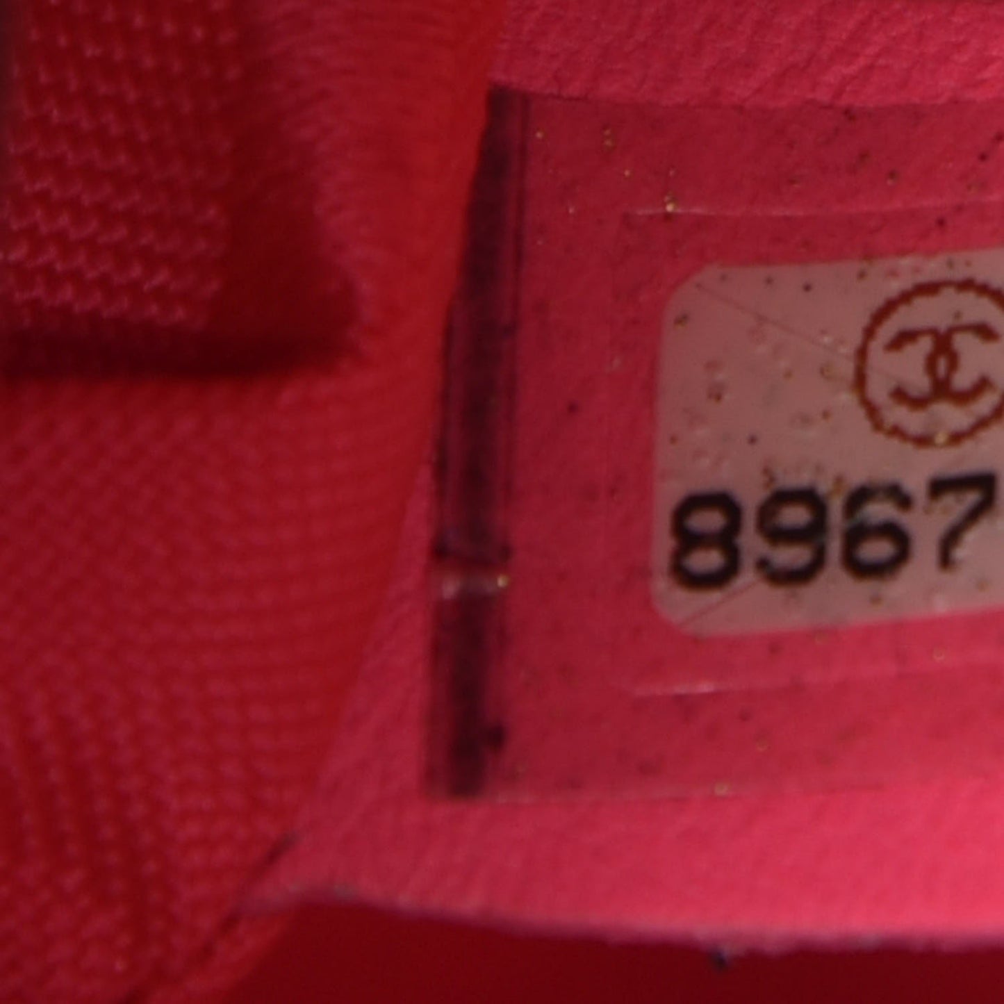 Calfskin Quilted Cambon Pochette Black White