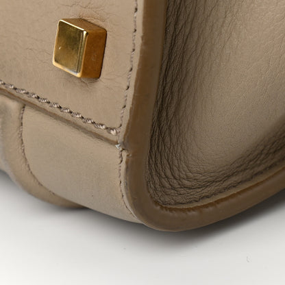 Celine Supple Calfskin Medium Phantom Luggage Beige 10 of 14