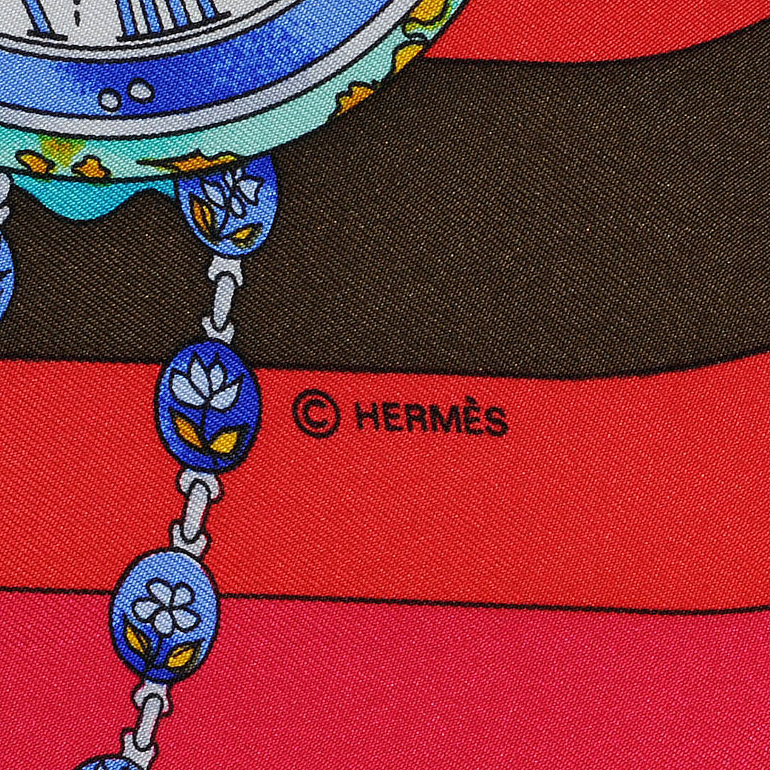 Hermes Silk Parmi Les Fleurs Scarf 90 8 of 10