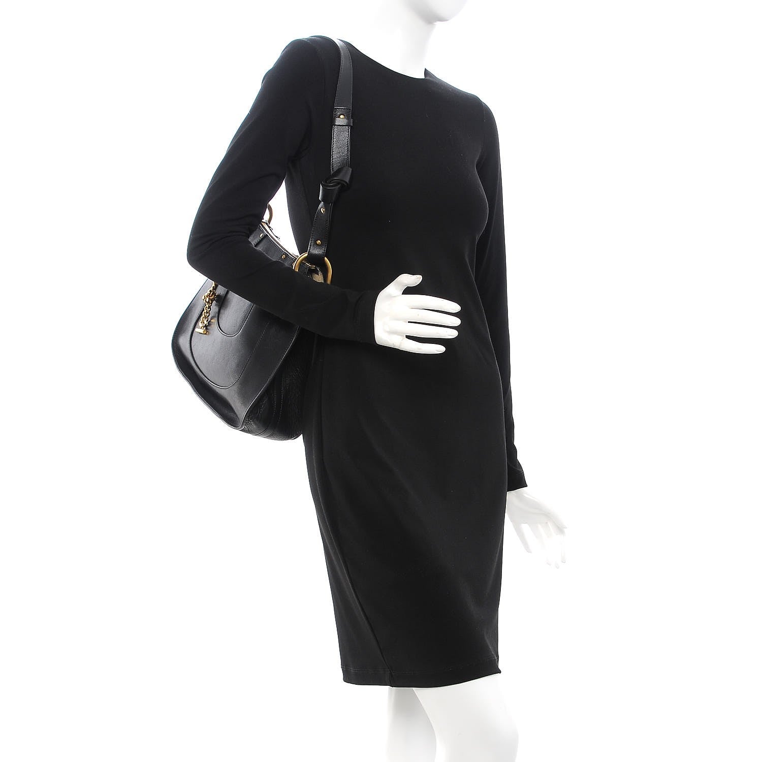 Chloe Calfskin Small Hayley Hobo Black 2 of 10