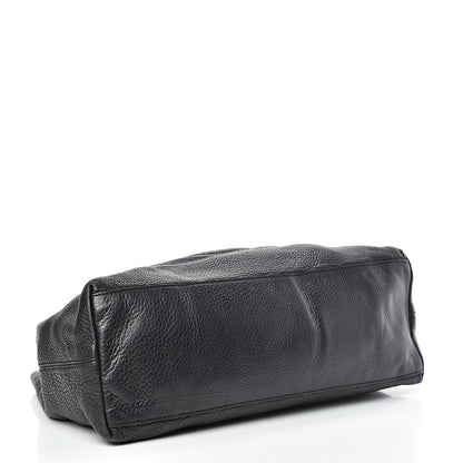 Gucci Pebbled Calfskin Medium Soho Chain Shoulder Bag Black 3 of 29