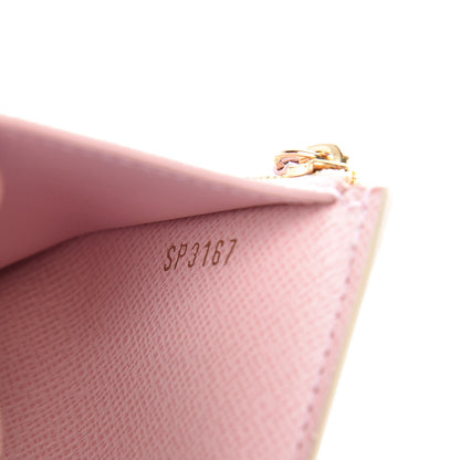 Louis Vuitton Damier Azur Victorine Wallet Rose Ballerine 7 of 7