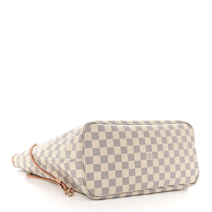 Louis Vuitton Damier Azur Neo Neverfull MM Rose Ballerine 4 of 11