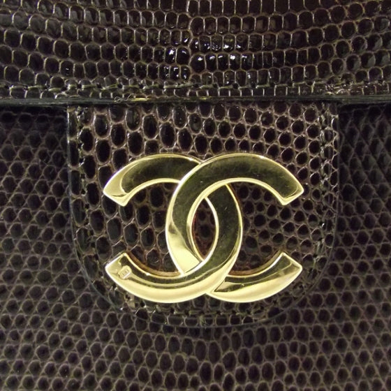 Chanel Lizard Flap Brown 7 of 11
