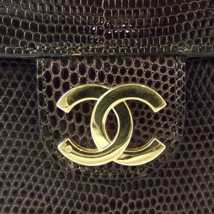 Chanel Lizard Flap Brown 7 of 11