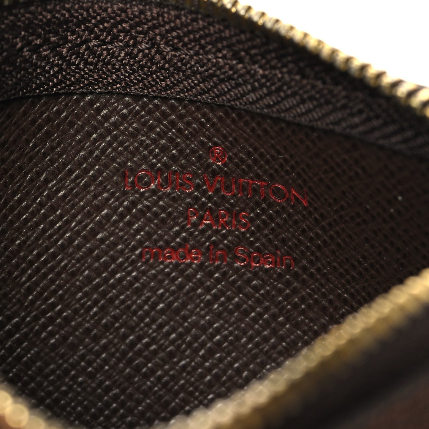 Damier Ebene Key Pouch