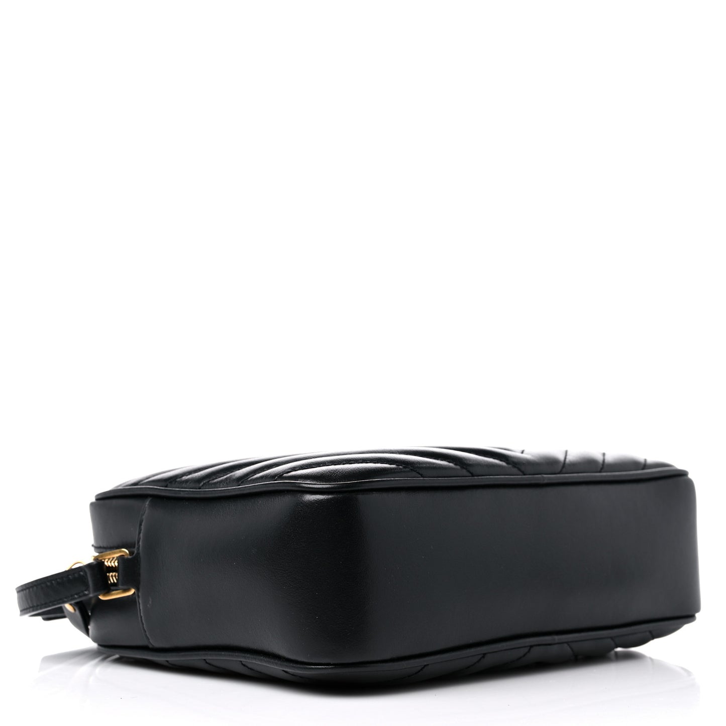 Calfskin Matelasse Monogram Lou Camera Bag Black